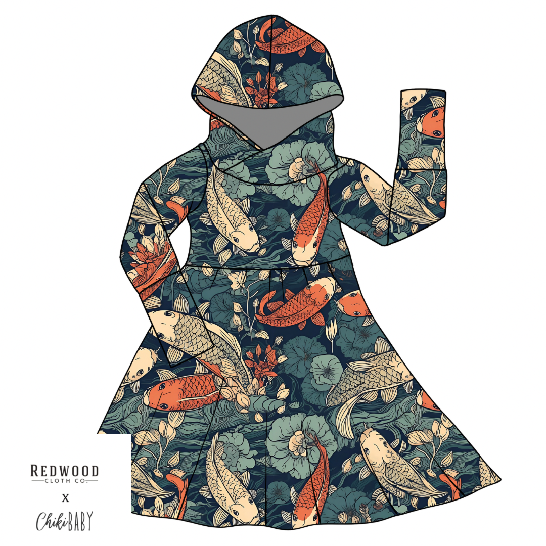 Grow with Me Hooded Dress Pre-Order - Small Sizing