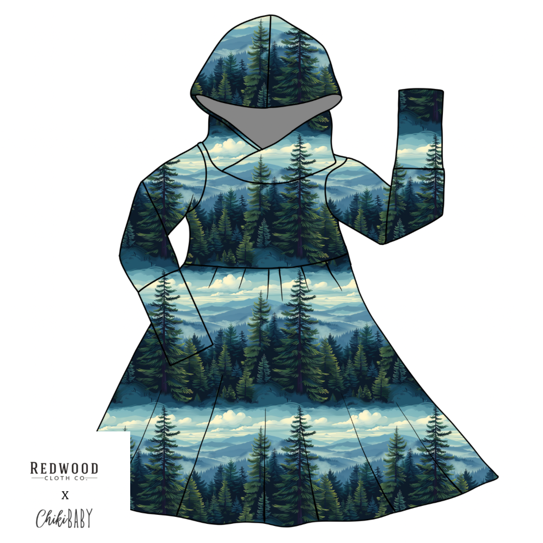 Grow with Me Hooded Dress Pre-Order - Small Sizing