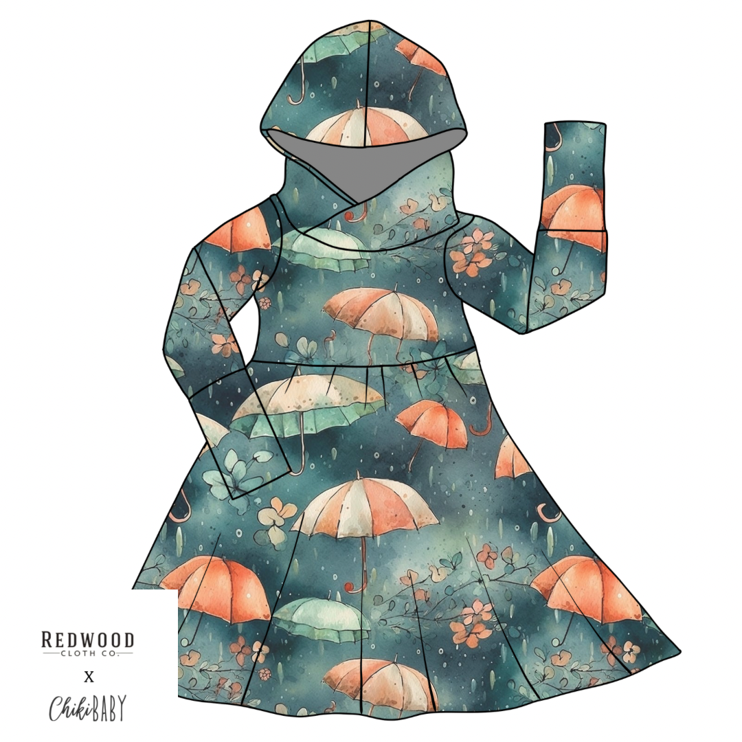 Grow with Me Hooded Dress Pre-Order - Large Sizing