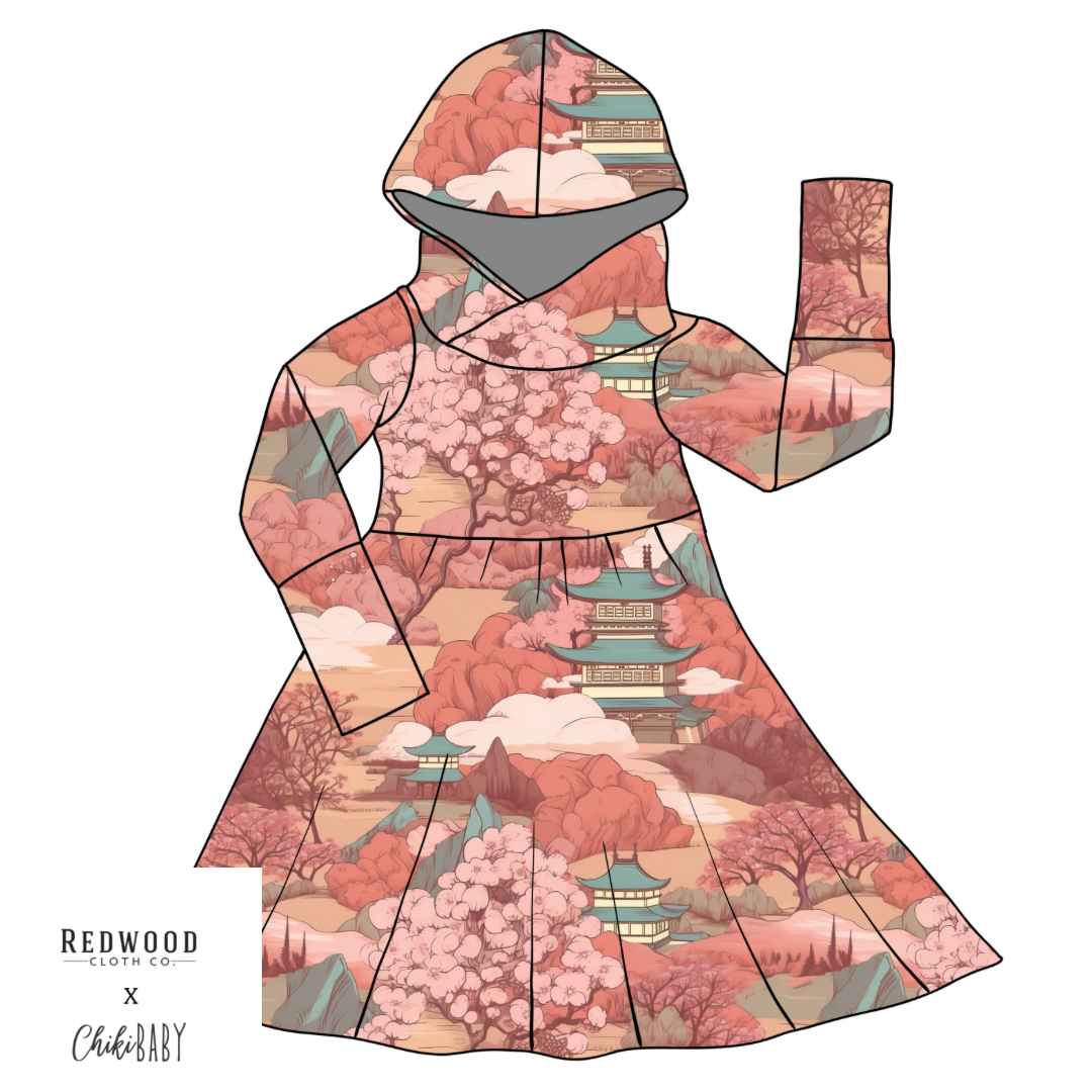 Grow with Me Hooded Dress Pre-Order - Large Sizing