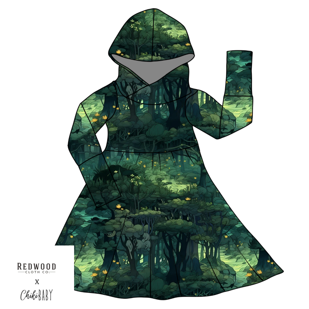 Grow with Me Hooded Dress Pre-Order - Small Sizing